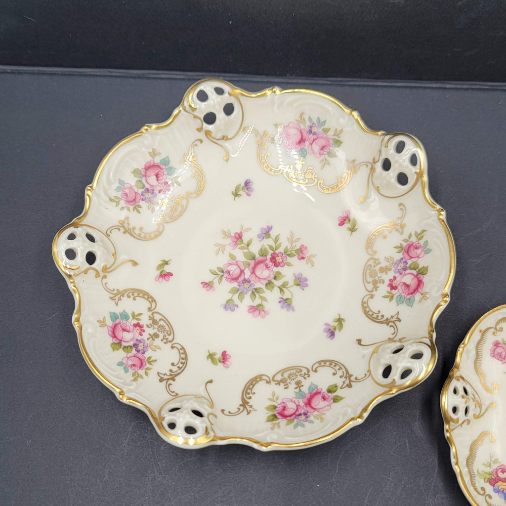 Excellent Antique Elfenbein Rosenthal Moliere Kronach Germany  2 pc