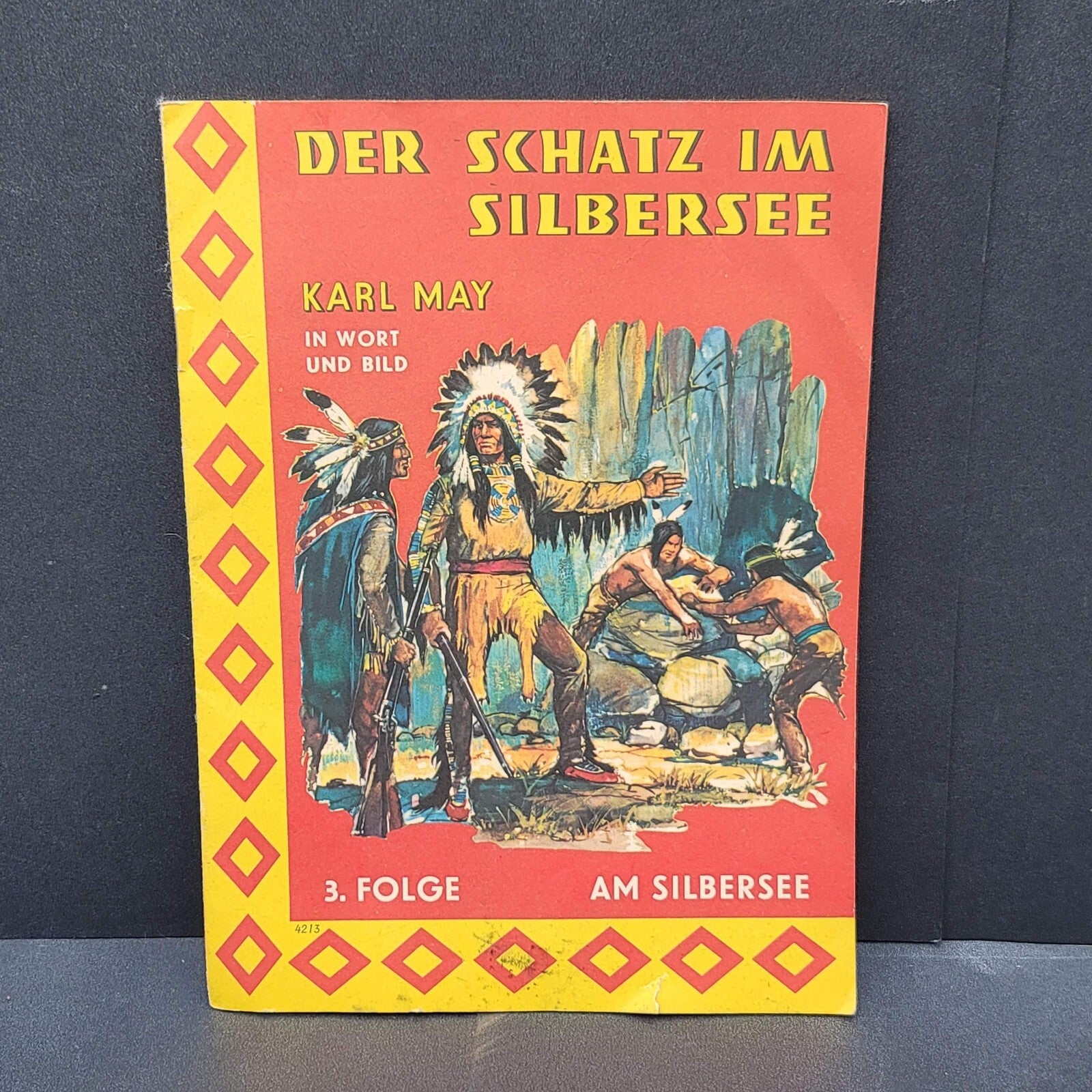 The Treasure Of Silver Lake by Karl May in Germany Condensed 6 pages Illustrated