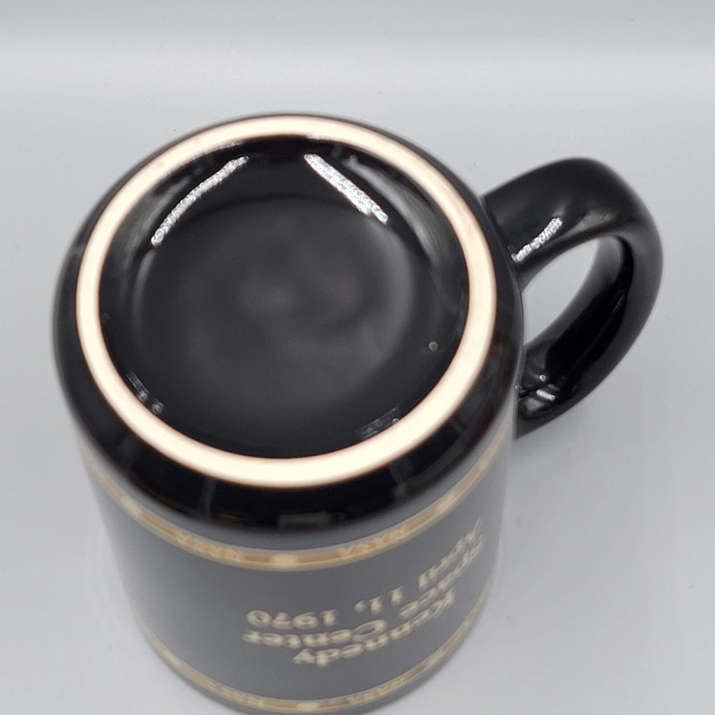 Apollo XIII Nasa 1970 Coffee Mug Cup Black Gold Vintage