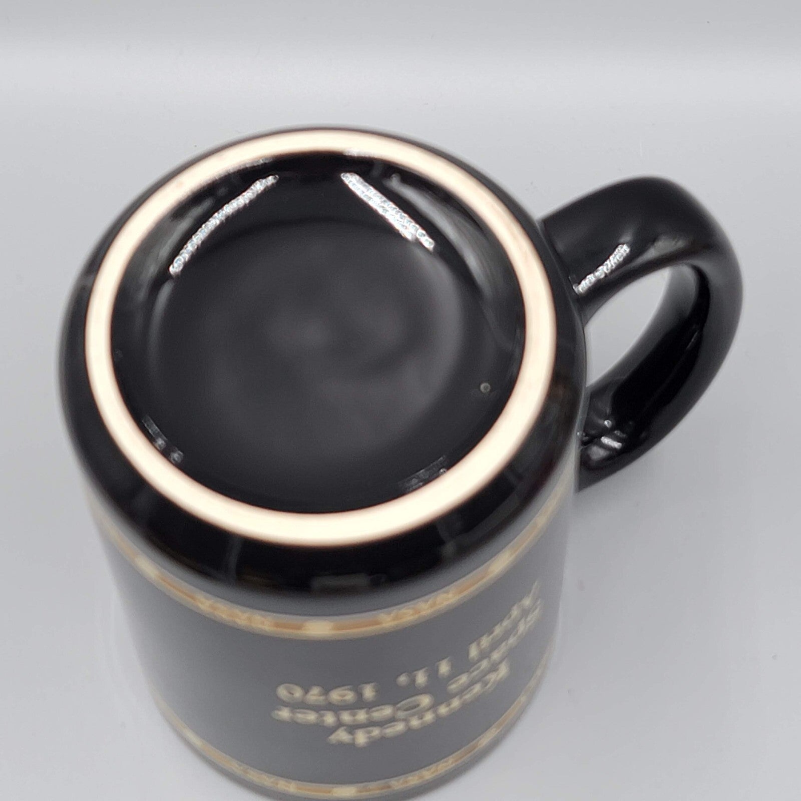 Apollo XIII Nasa 1970 Coffee Mug Cup Black Gold Vintage