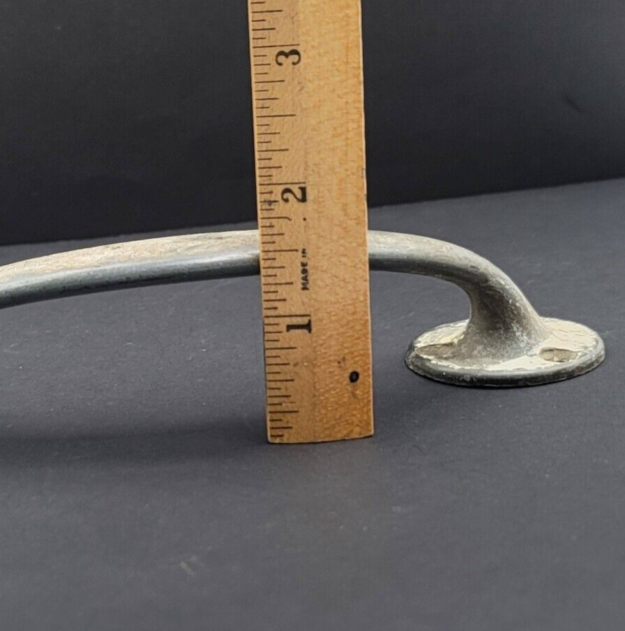 Vintage Pot Metal Pull Large Shabby Reclaimed Salvage Hardware 7.25"