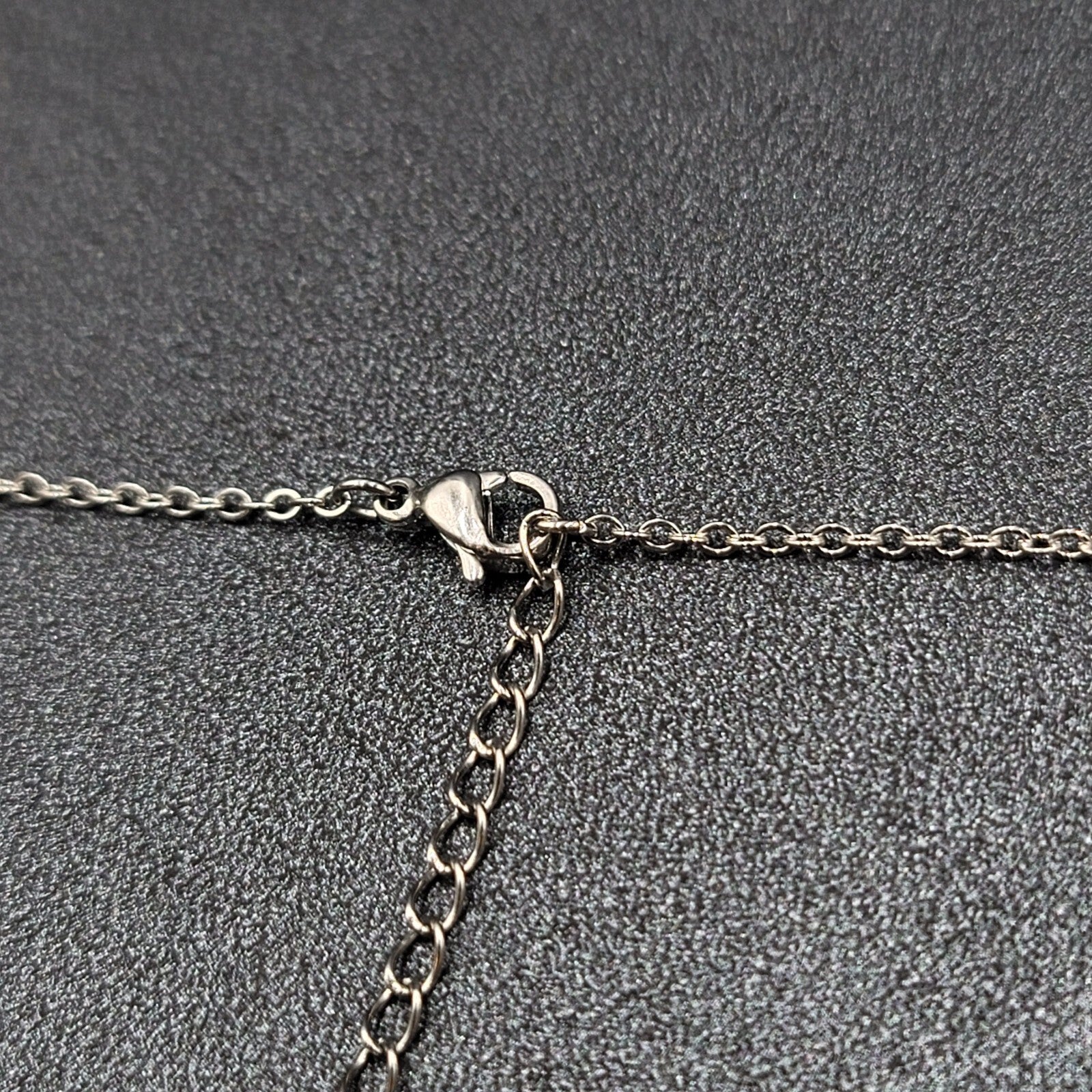 Natalie Nurse Heart Stethoscope Pendant Necklace Silver tone 16"-19"