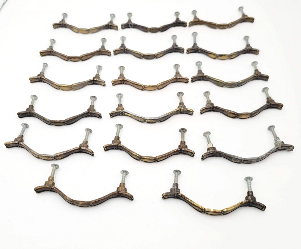 Vintage Lot of 17 Drawer Handles Cabinet Pull Allison 3" Salvage Hardware
