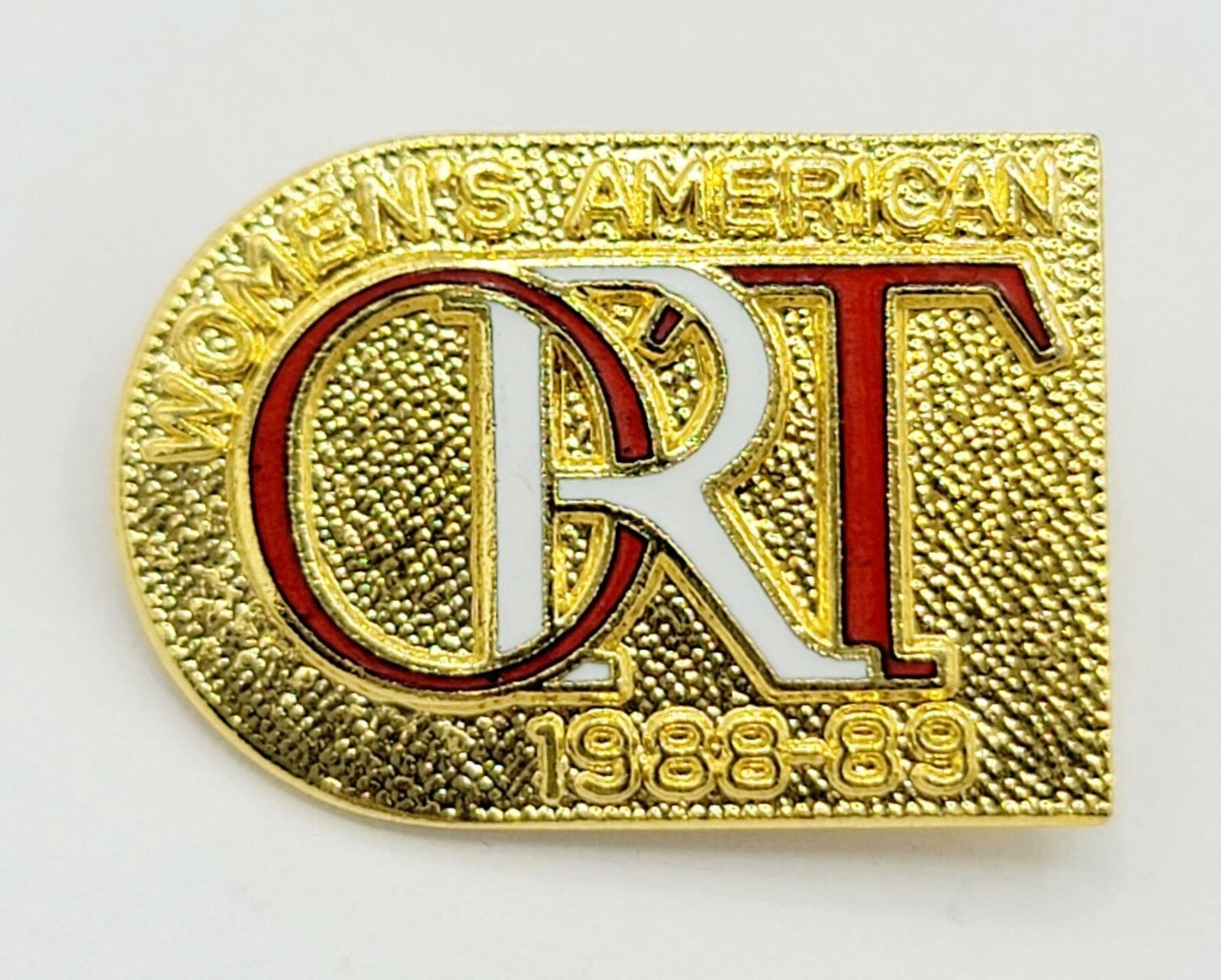 1989 Vintage Womens American ORT Pin Jewish Organization 1"