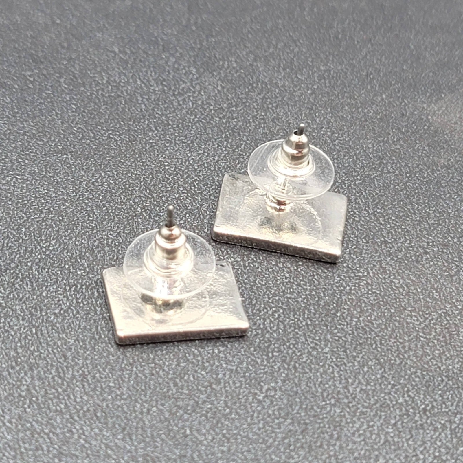 Pierced Earrings PRIDE Rainbow Rectangle Studs 5/8"