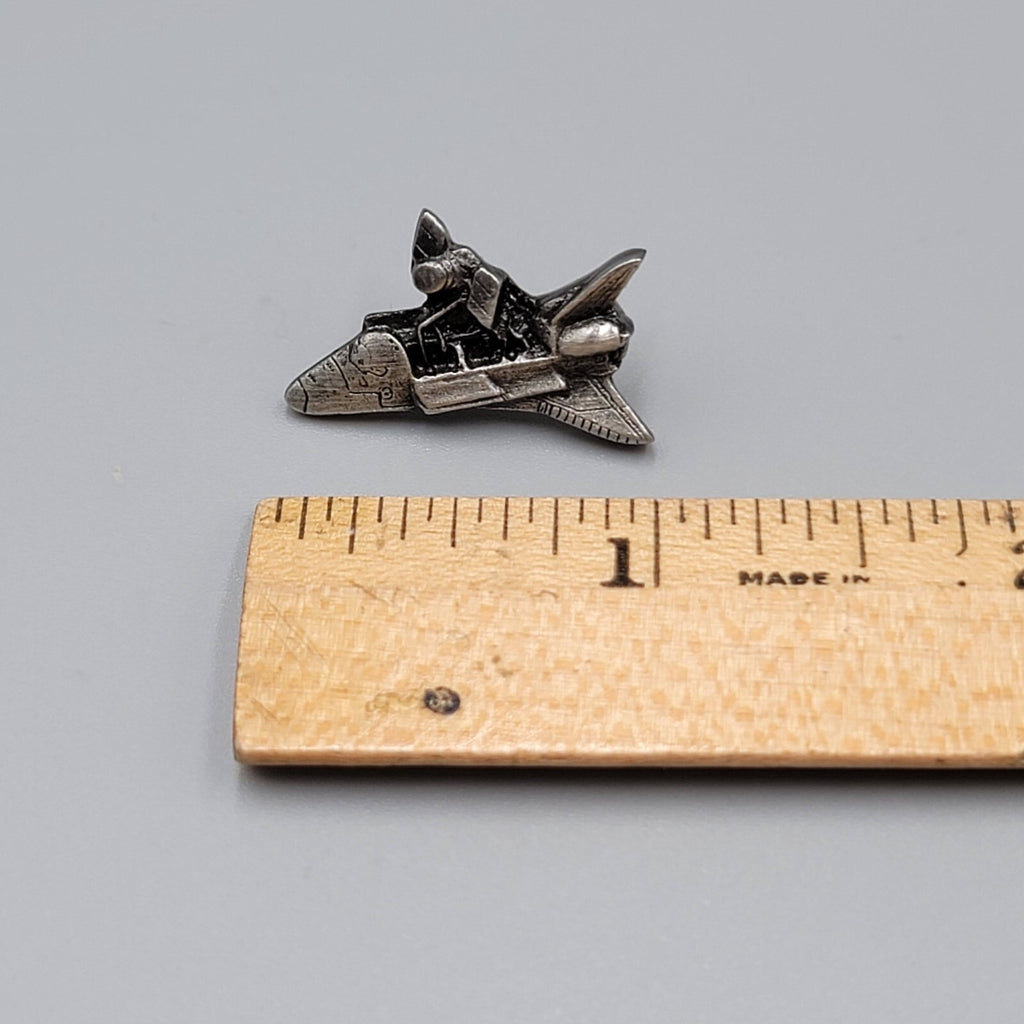 NASA Space Shuttle 3D Pewter Lapel Hat Tie Pin The Buckle Connection