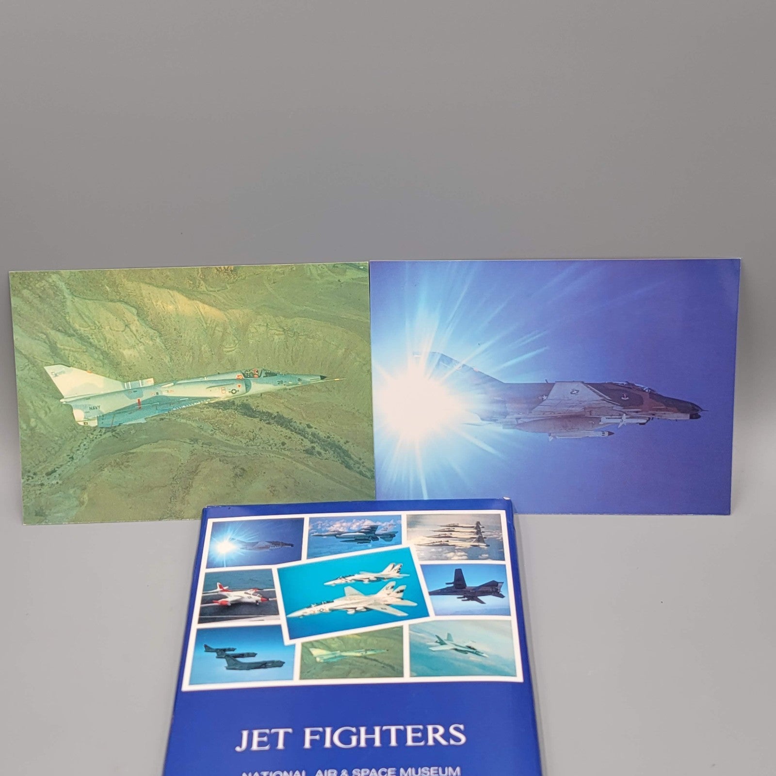 Jet Fighters National Air & Space Museum Smithsonian Set of 12 Postcards 1988