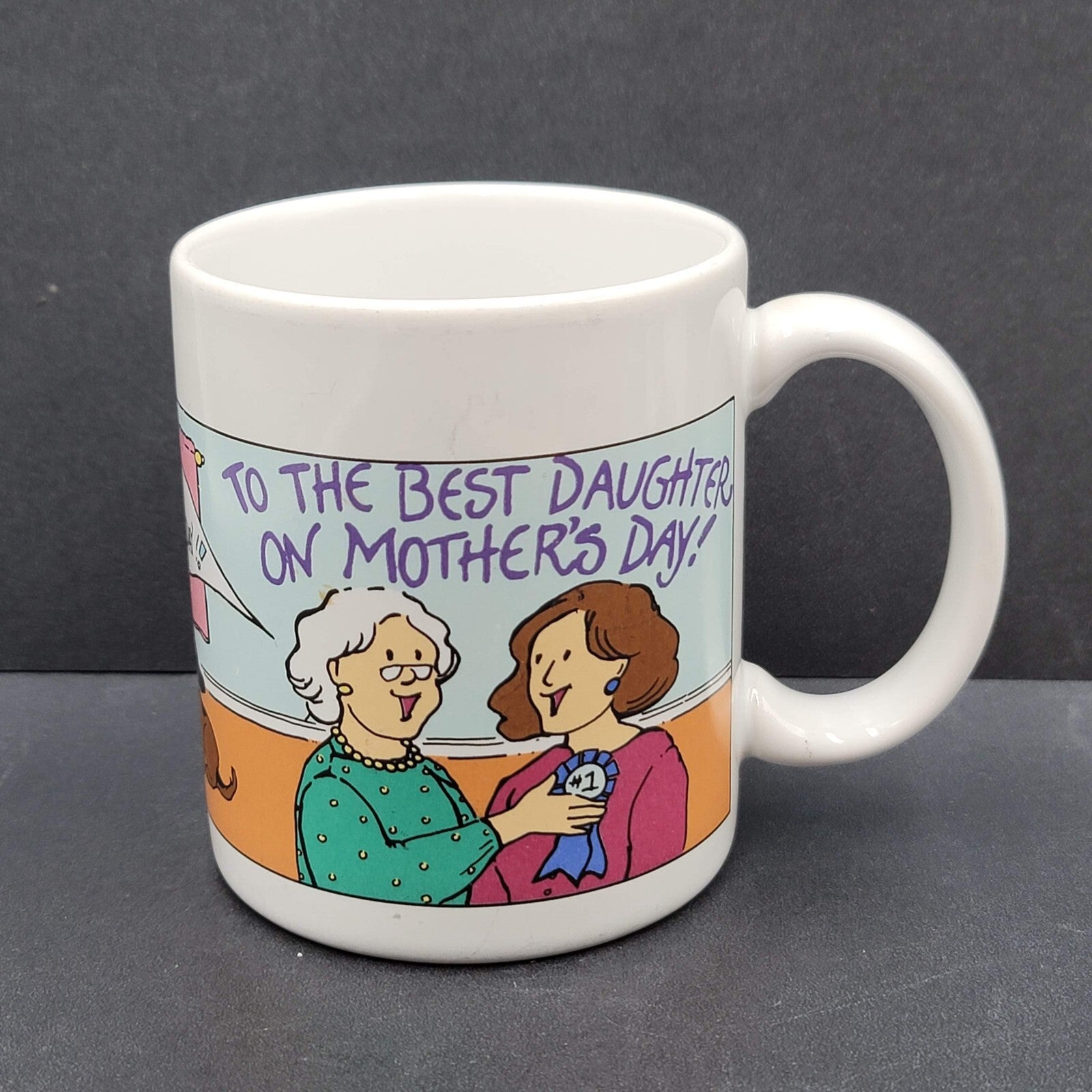 Vintage Mothers Day Avon Coffee Mug Happy To The Best Daughter You're The Best
