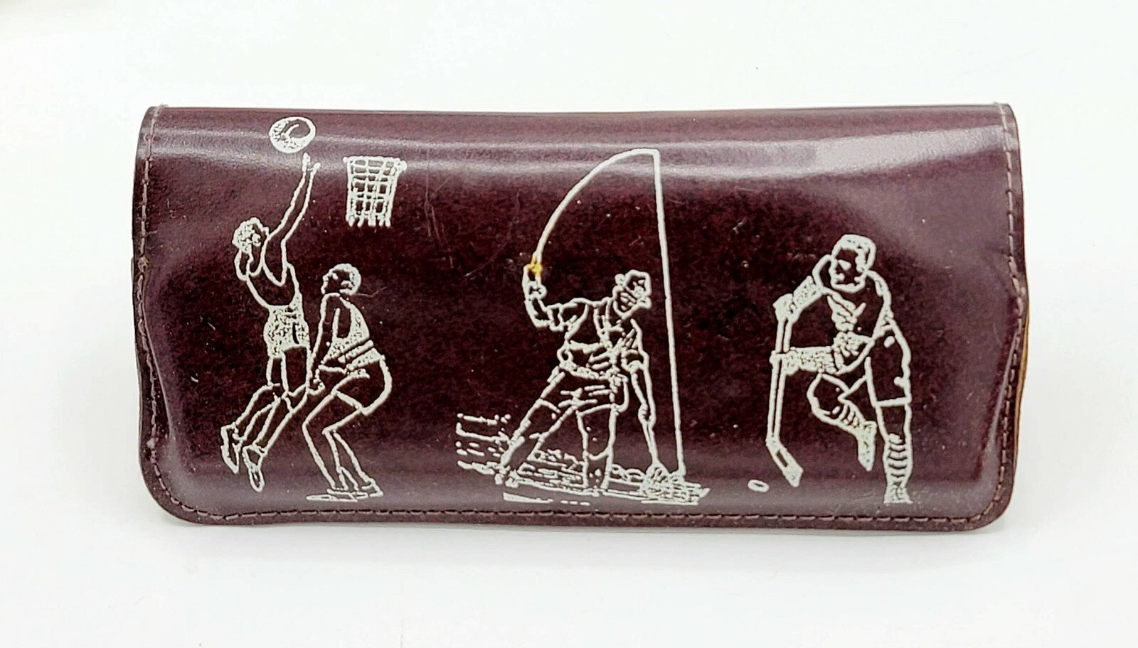 Vintage Childrens Eye Glass Holder Symonds Atkinson Denver Co Sports Theme